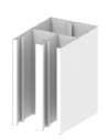 1 Coulisse 53 X 40 Moustiquaire Reno Blanc Qualité Professionnelle Garantie - ZURFLUH FELLER