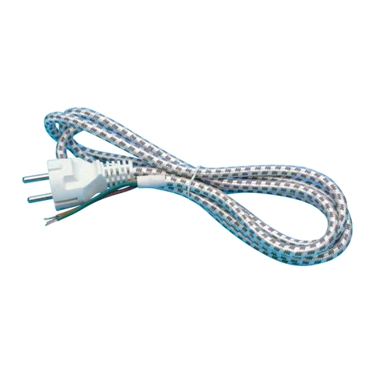 câble de rechange en fer 3 awg 1 mm gris-blanc 2 m