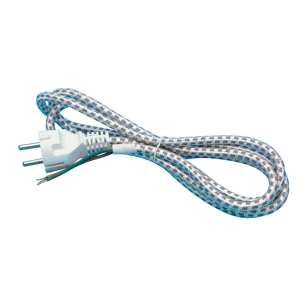 câble de rechange en fer 3 awg 1 mm gris-blanc 2 m