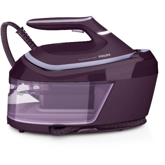 centrale vapeur - 6,5 bar - pressing 500 g - vapeur 150 g/min - rã©servoir 1,8 l - optimaltemp - prune - philips domestic applia