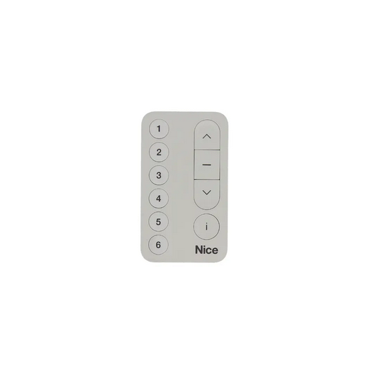 1 Telecommande Nice Minidomi6 Avec Support Technologie Radio RTS Haute Portée - NICE FRANCE