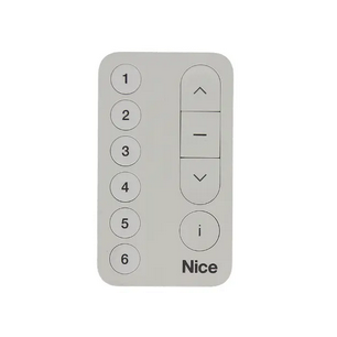 1 Telecommande Nice Minidomi6 Avec Support Technologie Radio RTS Haute Portée - NICE FRANCE