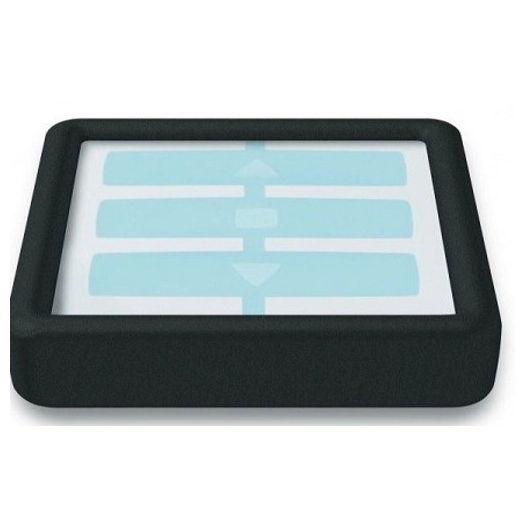 1 Support Porte Cle Nice Caoutchouc Graphite Technologie Radio RTS Haute Portée - NICE FRANCE