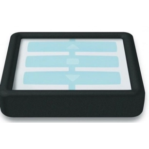 1 Support Porte Cle Nice Caoutchouc Graphite Technologie Radio RTS Haute Portée - NICE FRANCE