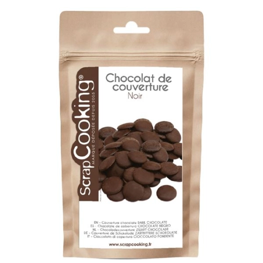 chocolat de couverture noir 190g - carambelle - ld