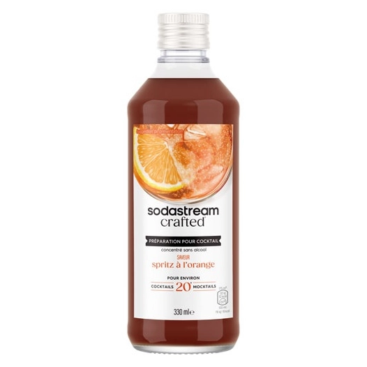 concentre cocktail mixer saveur spritz sans alcool 330ml - sodastream france