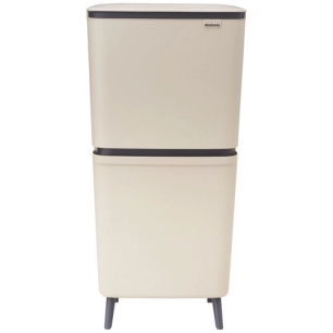 poubelle sortup hi 25+10+10l soft beige - brabantia international bv