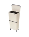 poubelle sortup hi 25+10+10l soft beige - brabantia international bv