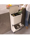 poubelle sortup hi 25+10+10l soft beige - brabantia international bv