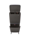 poubelle sortup hi 25+10+10l dark grey - brabantia international bv