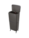 poubelle sortup hi 20+25l dark grey - brabantia international bv