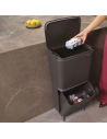 poubelle sortup hi 20+25l dark grey - brabantia international bv