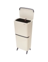 poubelle sortup hi 20+25l soft beige - brabantia international bv