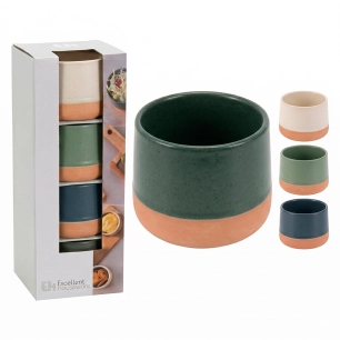 ensemble de 4 bols en céramique ø9 x 5,6 cm