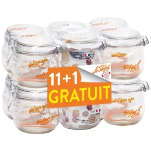 lot promo 12 bocaux le parfait super 0.5l (11 + 1 offert) - berlin packaging france