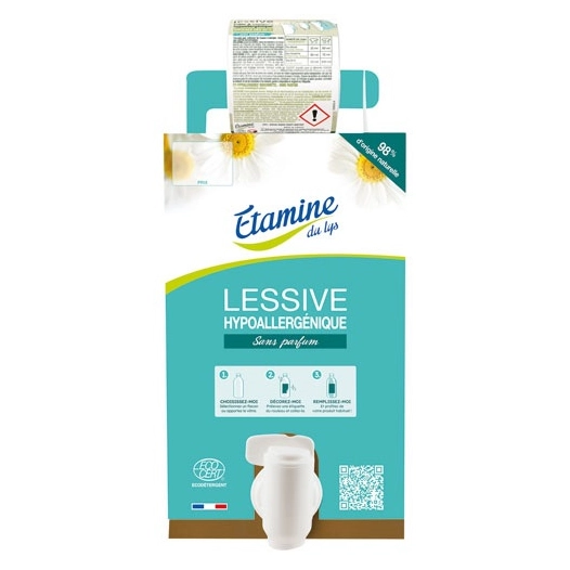 lessive hypoallergenique sans parfum 10 kg - comptoir des lys