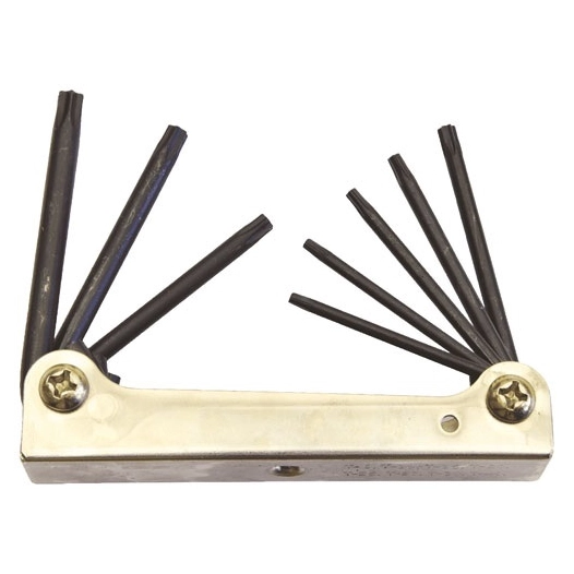 jeu de 8 cles torx sur monture - dofin