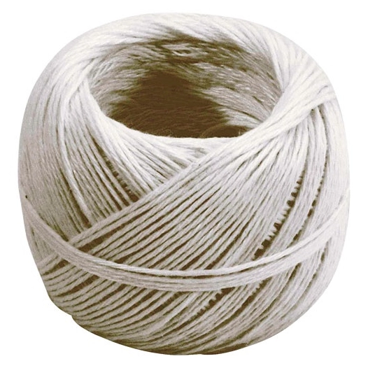 pelote polyester blanc alimentaire 50 m - dofin