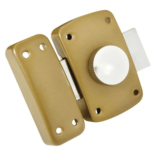 verrou ã  bouton cylindre tole emboutie 23 mm - dofin