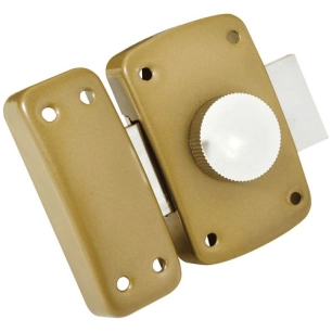 verrou ã  bouton cylindre tole emboutie 23 mm - dofin
