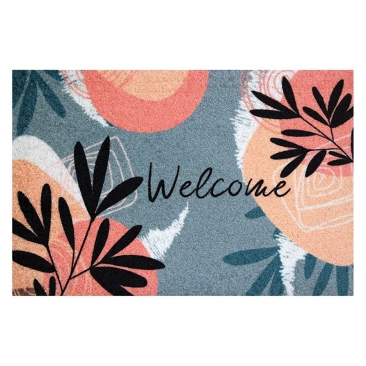 tapis dallas welcome fleur 40x60x05 cm - id mat - id group