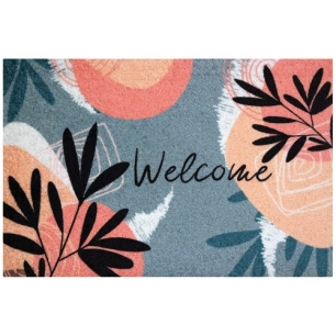 tapis dallas welcome fleur 40x60x05 cm - id mat - id group