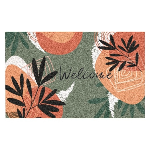 tapis dallas welcome fleur 50x80x05 cm - id mat - id group