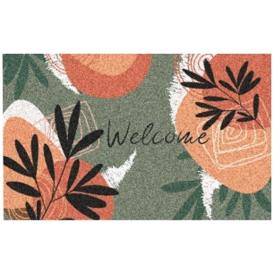tapis dallas welcome fleur 50x80x05 cm - id mat - id group