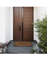 tapis coco naturel borde saturne welcome 40x60 cm - id mat - id group