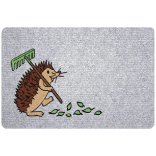 grey flock herisson 40x60x06 cm - id mat - id group