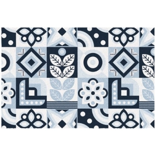 boston carreaux de ciment noir 40x60x05 cm - id mat - id group
