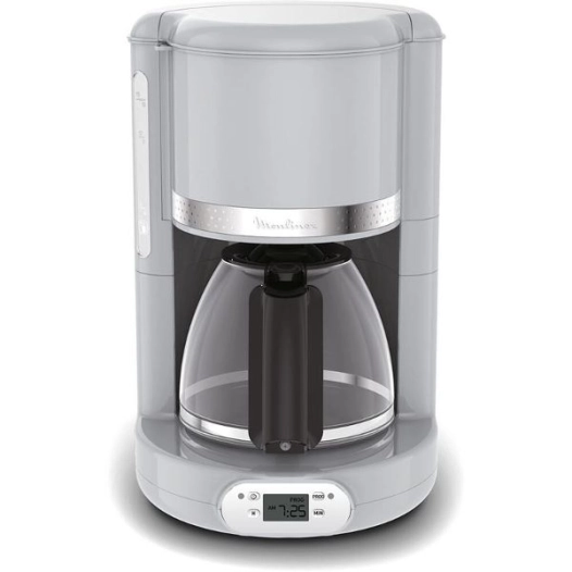 cafetiere soleil fg380e10 - 1,25 l - 15 tasses - timer 24 h - 1000 w - poivre - gpe seb france - moulinex