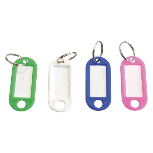 porte etiquettes plastique couleur assortis x6 - dofin