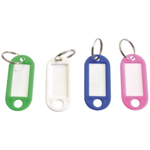 porte etiquettes plastique couleur assortis x6 - dofin