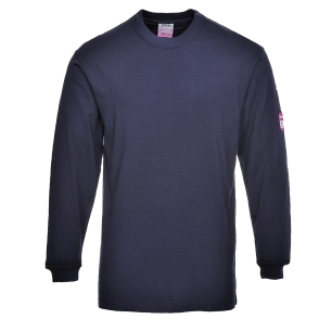 t-shirt manches longues modaflame fr - taille xs - marine - portwest