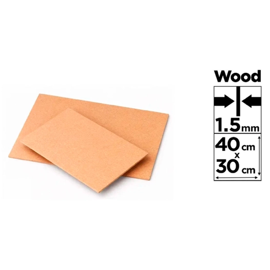 panneau mdf pour loisirs créatifs, épaisseur 3 mm, 30 x 40 cm