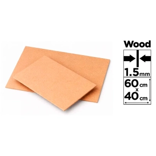 panneau mdf pour loisirs créatifs, épaisseur 3 mm, 40 x 60 cm
