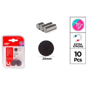 aimants de serrage ø20 mm, 10 unités, blister