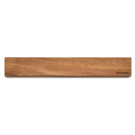 porte-couteaux magnétique, modèle acacia, 40 x 2 x 6 cm, blister