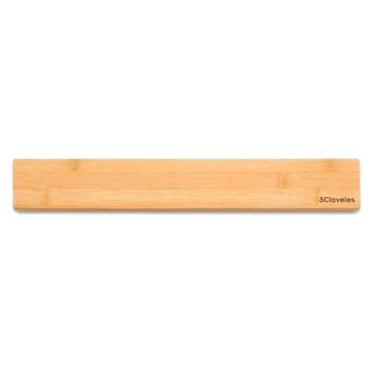 porte-couteaux magnétique, modèle en bambou, 40 x 2 x 6 cm, blister