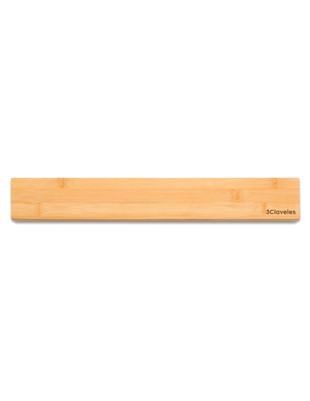 porte-couteaux magnétique, modèle en bambou, 40 x 2 x 6 cm, blister