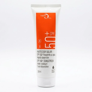 tube de crème solaire spf50+, 250 ml