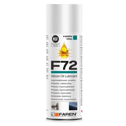 huile lubrifiante et protectrice à base de silicone f72,400 ml