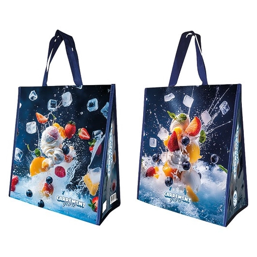 sac cabas tissã© isotherme motifs fruits 27 l - sphere distribution
