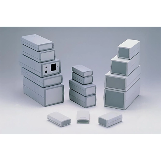 boîtier moulé - gris clair - 150 x 80 x 45 mm
