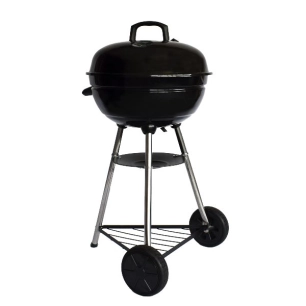 barbecue charbon ã˜ 44,5 cm - 6 pers. - thermomã¨tre intã©grã© - ventilation rã©glable - noir - garden max