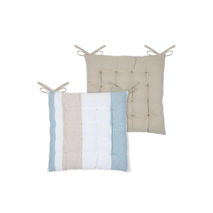 galette stof bandol 38x38cm bleue - stof
