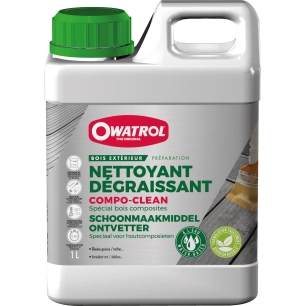 6 nettoyant pour bois composites owatrol compo-clean 1l - owatrol