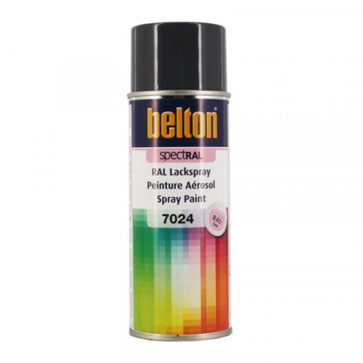 6 peinture belton spectral brillant ral 7024 gris graphite 400ml - belton auto-k