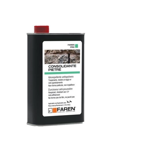 durcisseur respirant consolidante pietre faren 1l - faren